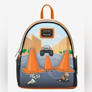 Loungefly Disney Pixar Toy Story 2 Walking Cone Scene Mini Backpack